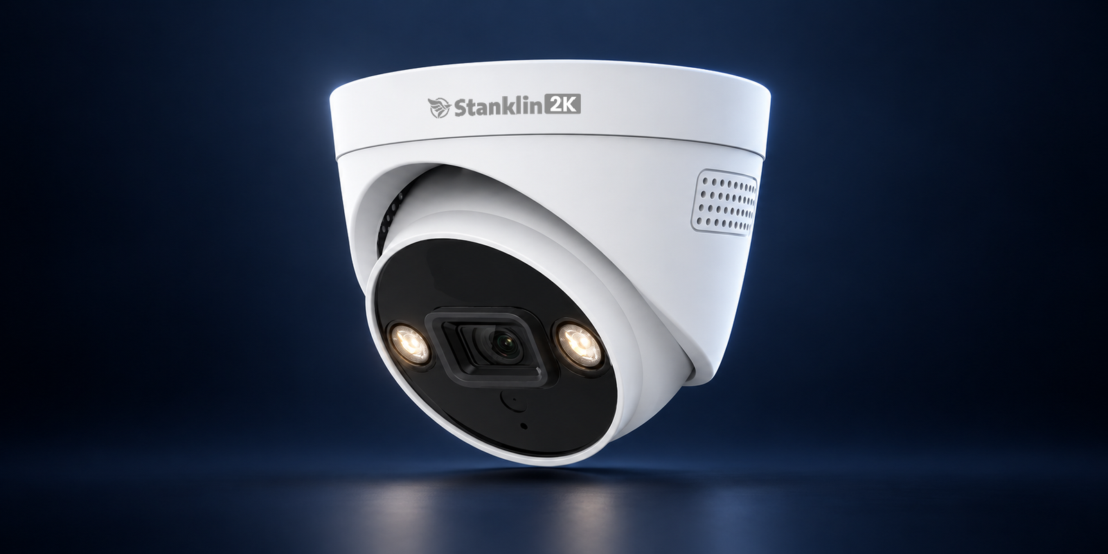 Stanklin turret camera with its front illumination switched on